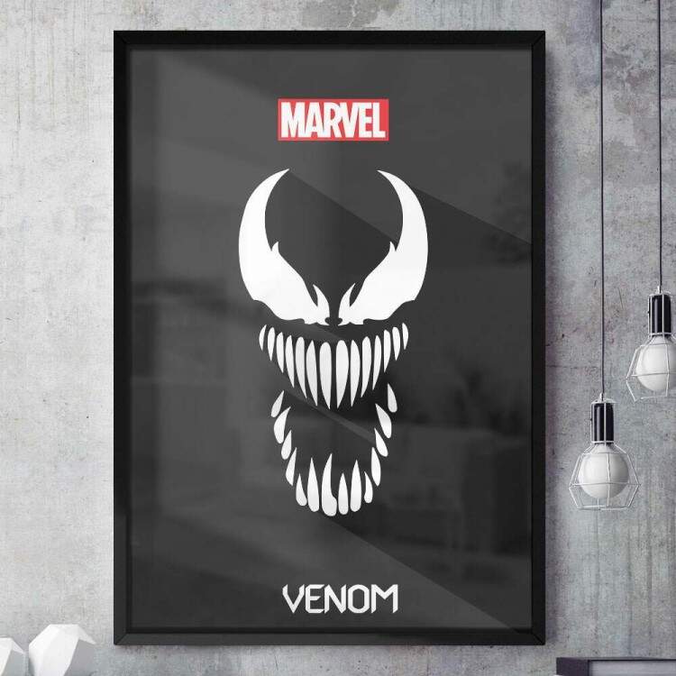 Quadro Decorativo Venom Minimalista