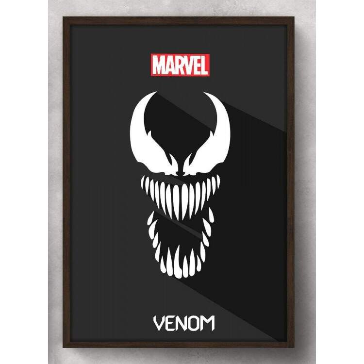 Quadro Decorativo Venom Minimalista