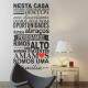 Adesivo de parede Frase Nesta Casa 2