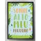 Quadro Decorativo Frase Safari Sonhe Alto Meu Pequeno