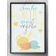Quadro Decorativo Infantil Frase Sonhe Alto Meu Anjinho