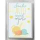 Quadro Decorativo Infantil Frase Sonhe Alto Meu Anjinho