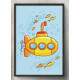 Quadro Decorativo Submarino Baby Amarelo