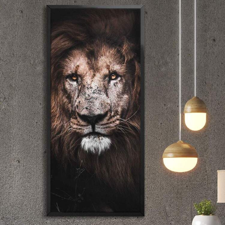 Quadro Decorativo Slim Face do Leo