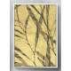 Quadro Decorativo Para Banheiro Abstrato Galhos Dourados