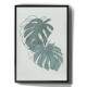 Quadro Decorativo Para Banheiro Abstrato Folhas Minimalista