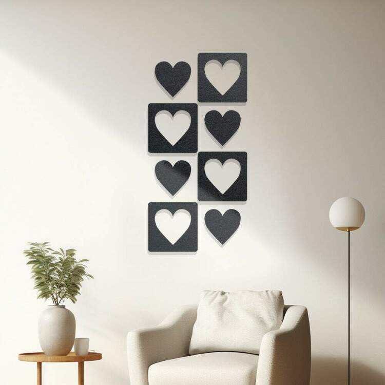 Quadro Decorativo Vazado Coraes