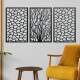 Kit Quadro Decorativo Vazado Geometrico