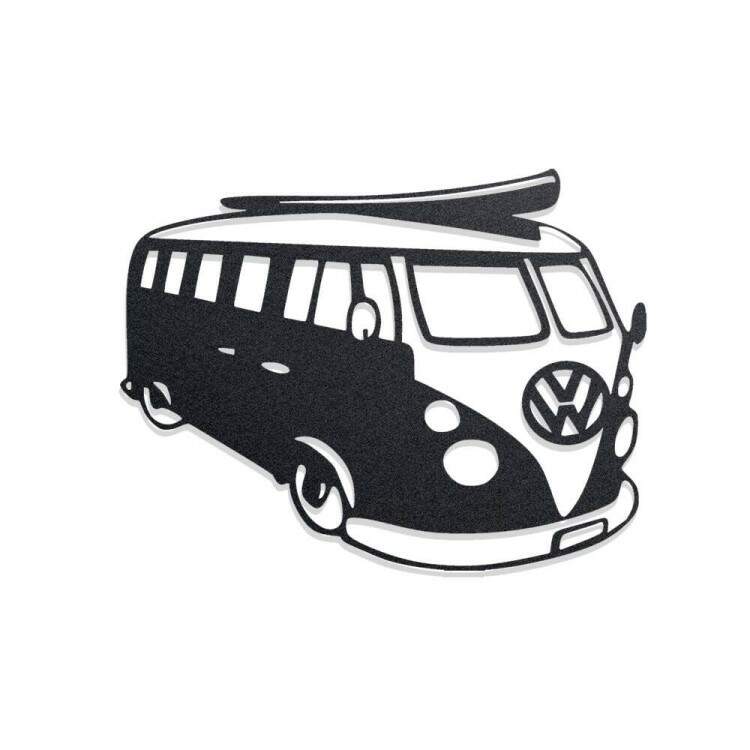 Quadro Decorativo Vazado Kombi