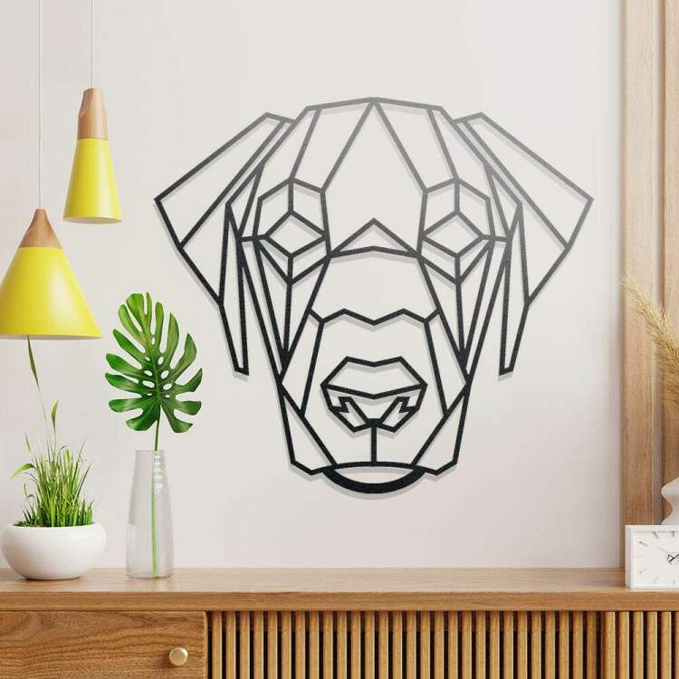 Quadro Decorativo Vazado Cachorro