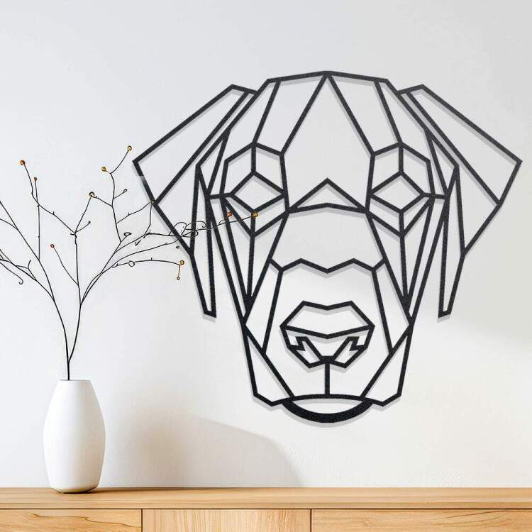 Quadro Decorativo Vazado Cachorro