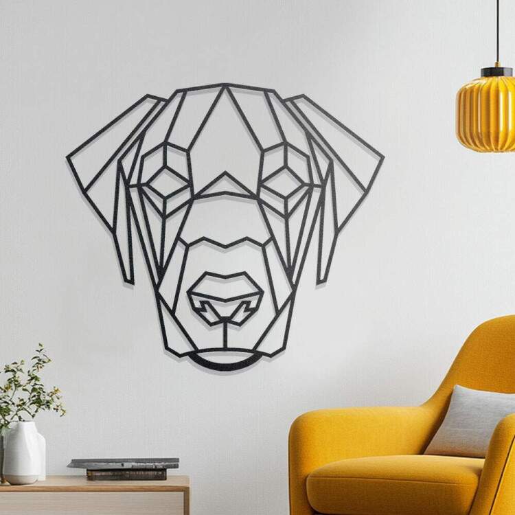 Quadro Decorativo Vazado Cachorro