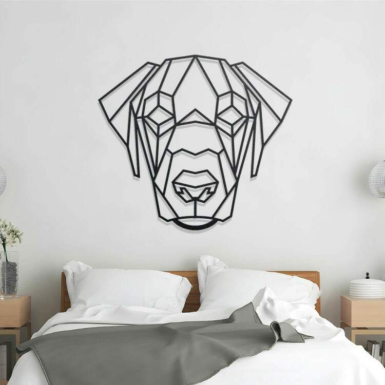 Quadro Decorativo Vazado Cachorro
