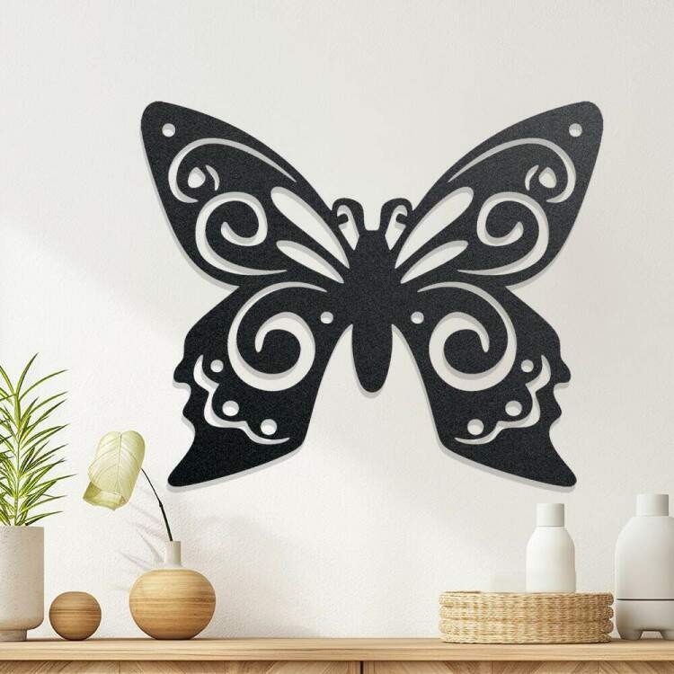 Quadro Decorativo Vazado Borboleta