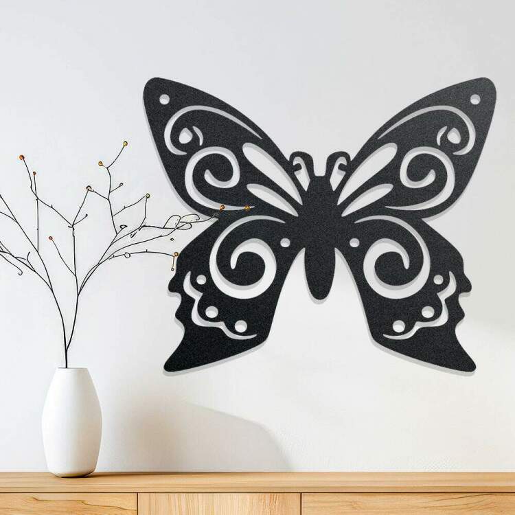 Quadro Decorativo Vazado Borboleta