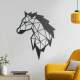 Quadro Decorativo Vazado Cavalo Geom�trico