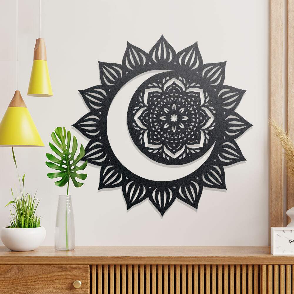 Quadro Decorativo Vazado Mandala