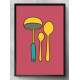 Quadro Decorativo Talheres Retr�