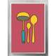 Quadro Decorativo Talheres Retr�