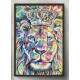 Quadro Decorativo Le�o de Jud� com Coroa Colorido