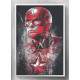 Quadro Decorativo Vingadores Capit�o America Vermelho
