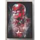 Quadro Decorativo Vingadores Capit�o America Vermelho