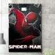 Quadro Decorativo Homem Aranha Vermelho Fundo Preto e Branco