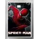Quadro Decorativo Homem Aranha Vermelho Fundo Preto e Branco