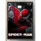 Quadro Decorativo Homem Aranha Vermelho Fundo Preto e Branco