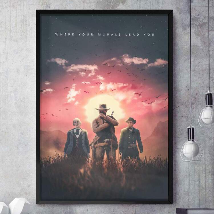 Quadro Decorativo Red Dead Redemption