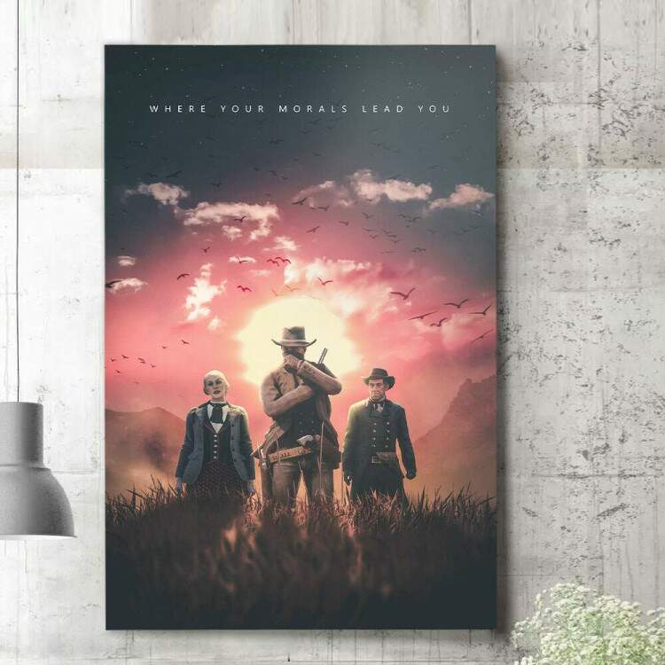 Quadro Decorativo Red Dead Redemption