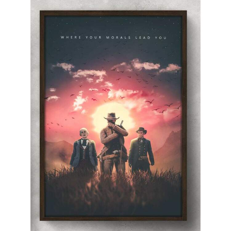 Quadro Decorativo Red Dead Redemption