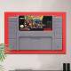 Quadro Decorativo Cartucho Donkey Kong 2 Super Nintendo