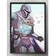 Quadro Decorativo Desenho Star Wars Mandalorian Yoda