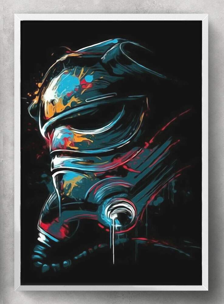 Quadro Decorativo Star Wars Stormtrooper Colorido