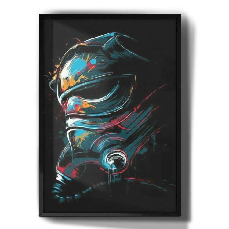 Quadro Decorativo Star Wars Stormtrooper Colorido