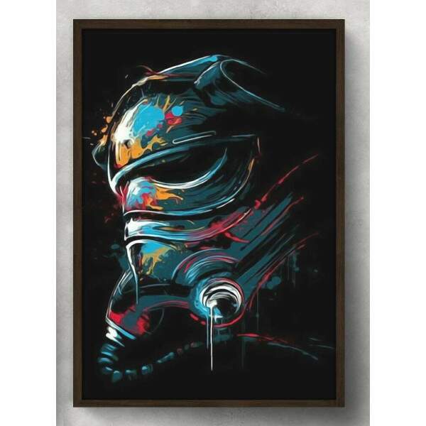 Quadro Decorativo Star Wars Stormtrooper Colorido