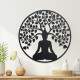 Quadro Decorativo Vazado Buda e �rvore da Vida