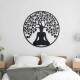 Quadro Decorativo Vazado Buda e �rvore da Vida