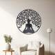 Quadro Decorativo Vazado Buda e �rvore da Vida