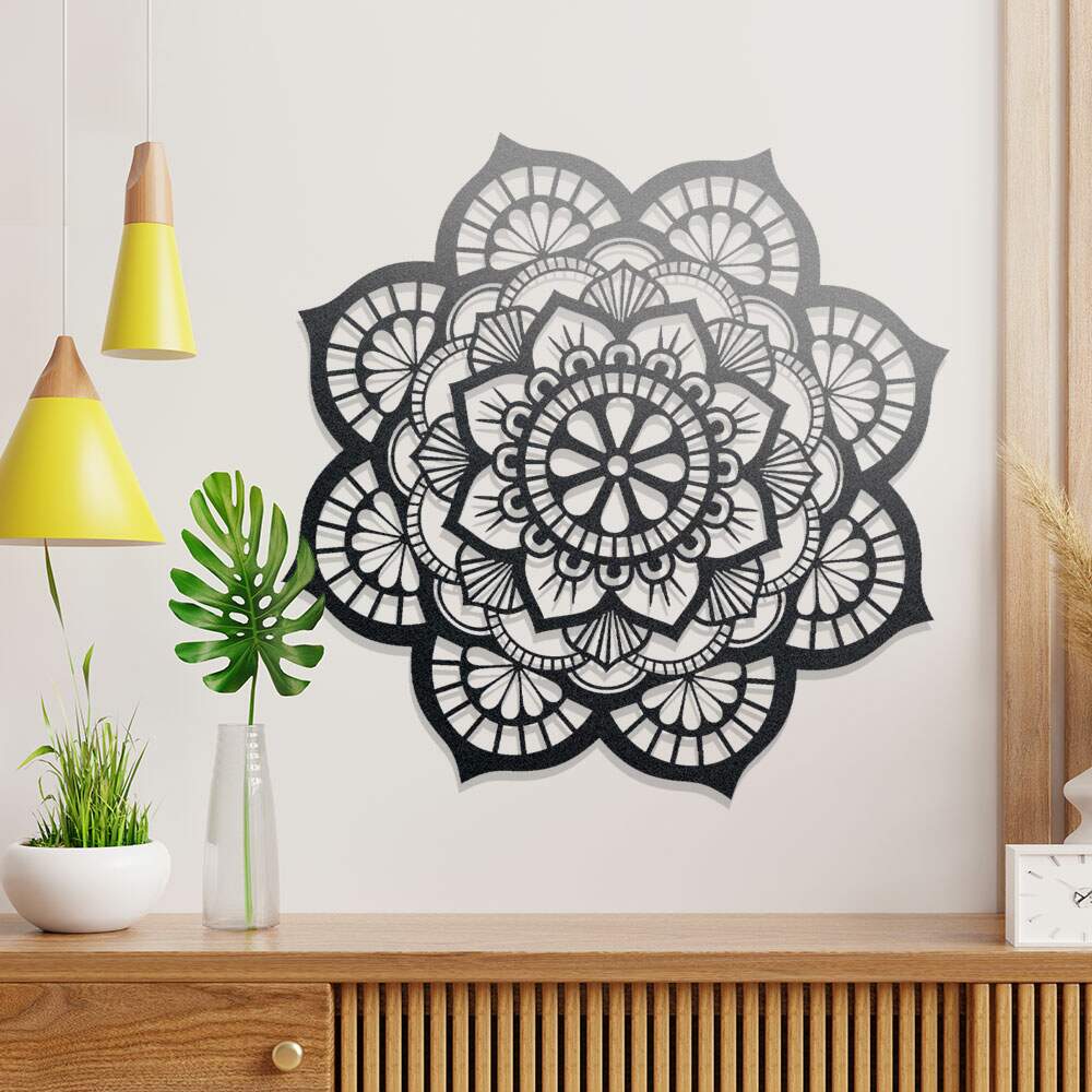 Quadro Decorativo Vazado Mandala