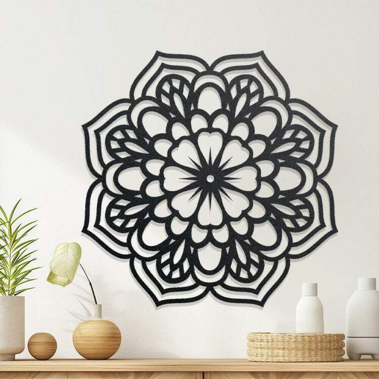 Quadro Decorativo Vazado Mandala 05