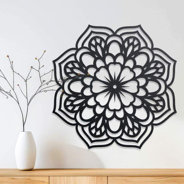 Quadro Decorativo Vazado Mandala 05