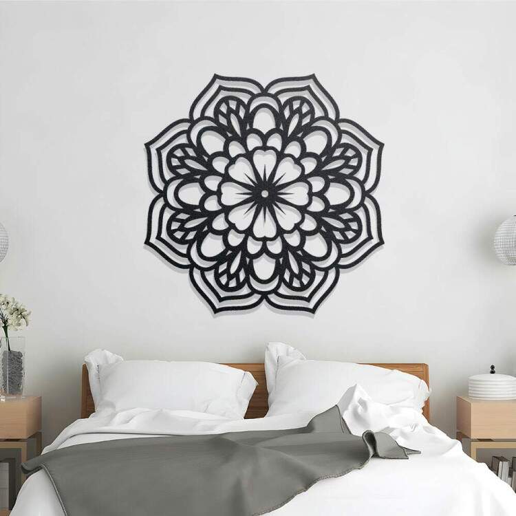 Quadro Decorativo Vazado Mandala 05