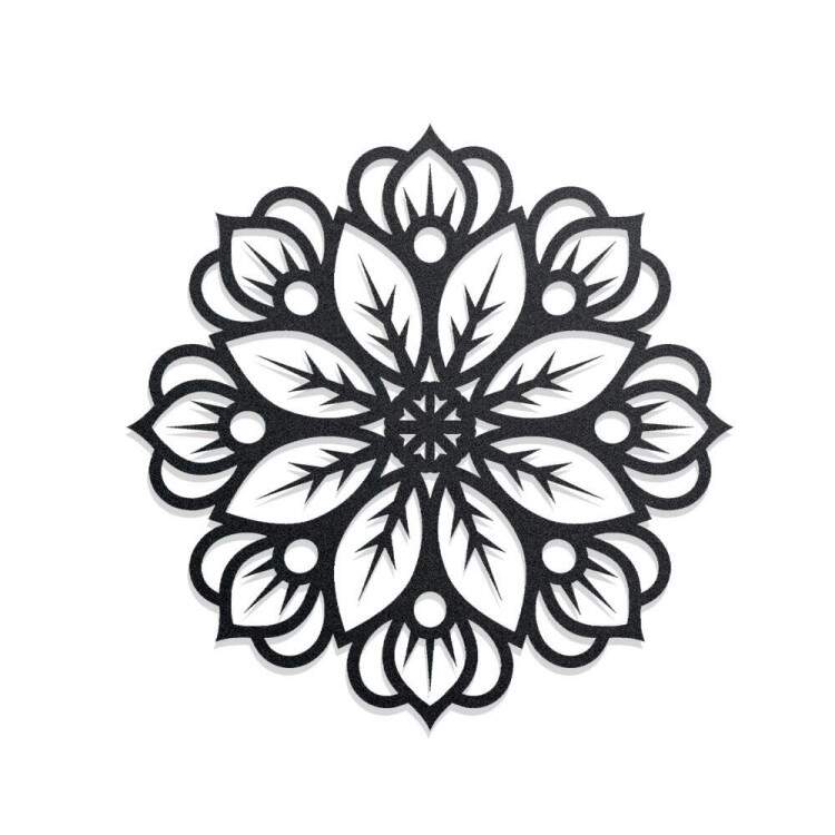 Quadro Decorativo Vazado Flor de Mandala