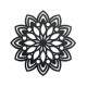 Quadro Decorativo Vazado Mandala Simples
