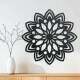 Quadro Decorativo Vazado Mandala Simples