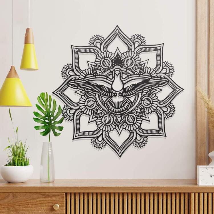 Quadro Decorativo Vazado Divino Esprito Santo