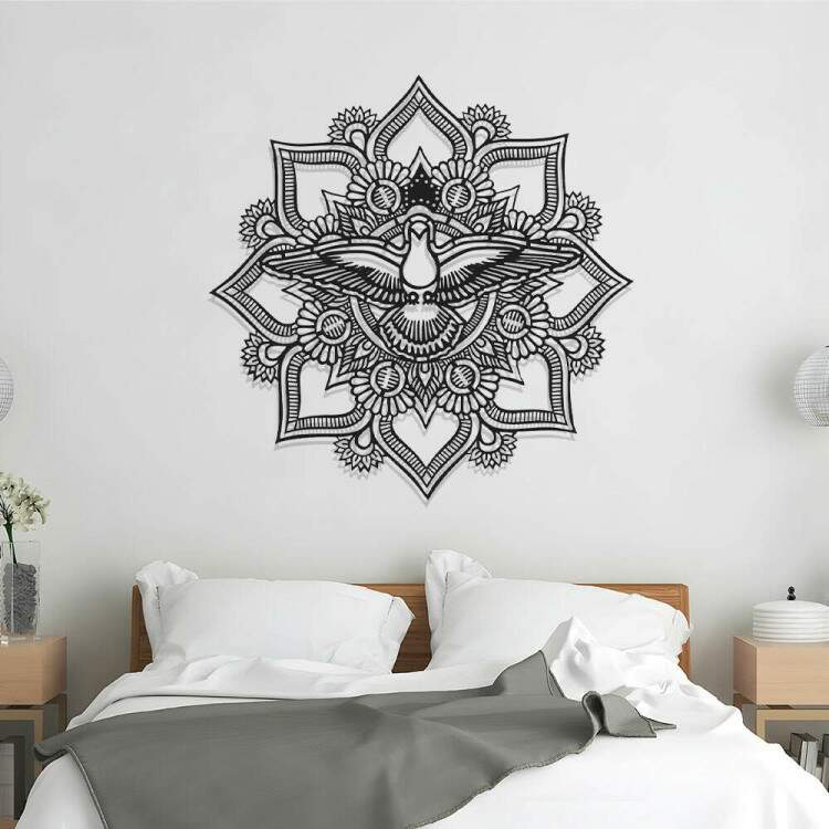 Quadro Decorativo Vazado Divino Esprito Santo