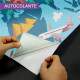 Papel de Parede Mapa-M�ndi Monumentos e Bal�o MP